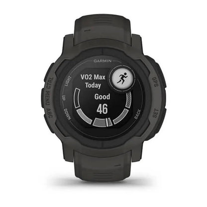 Garmin 010-02626-10 Instinct 2, Rugged Outdoor Watch with GPS, Built for All Elements, Multi-GNSS Support, Tracback Routing and More, graphite