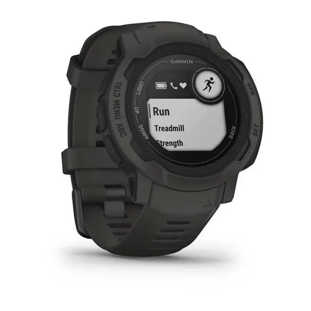 Garmin 010-02626-10 Instinct 2, Rugged Outdoor Watch with GPS, Built for All Elements, Multi-GNSS Support, Tracback Routing and More, graphite