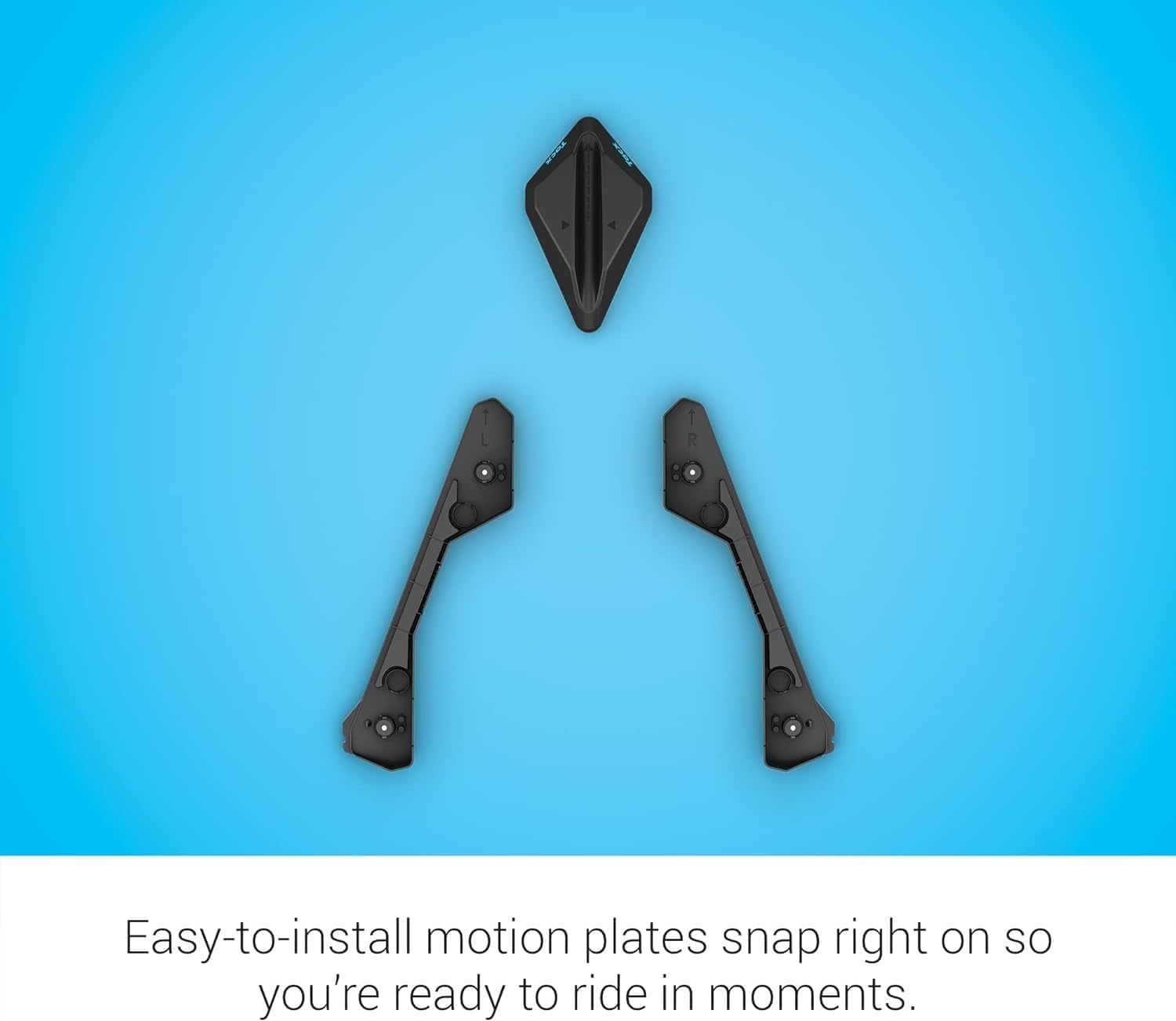 Garmin TacX® NEO Motion Plates, Multidirectional Movement, Easy to Install