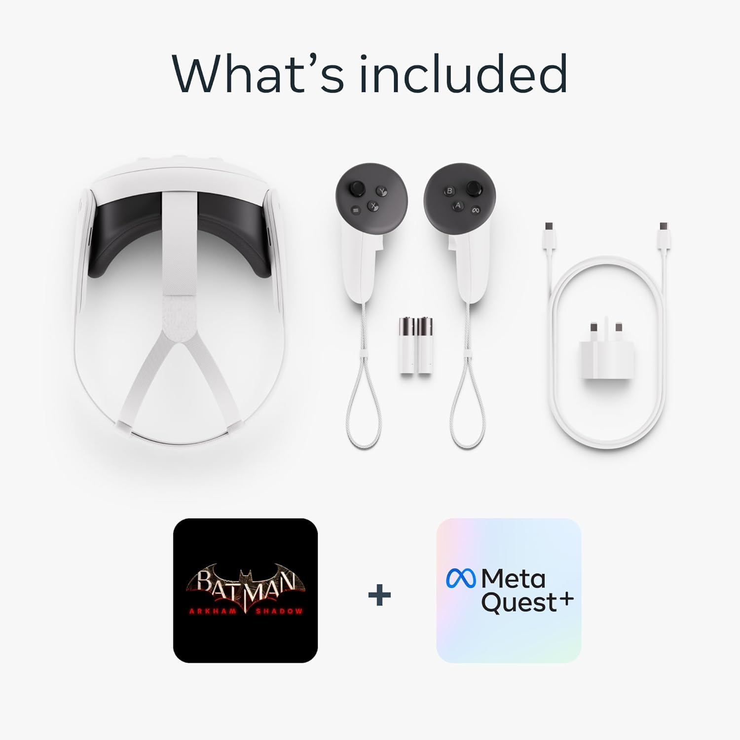 Meta Quest 3S 128GB — Get Batman: Arkham Shadow and a 3-Month Trial of Meta Quest+ Included — All-in-One Headset