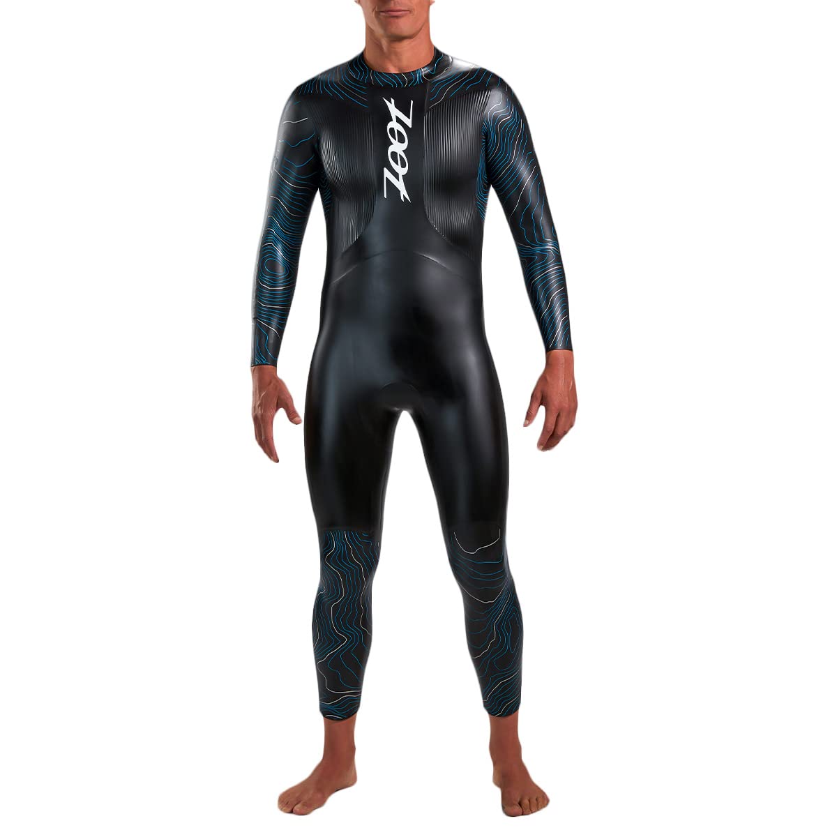 Zoot Men's Triathlon Kona 2.0 Wetsuit, Full Body Neoprene Triathlete Suit for Open Water Swimming Ironman Racing