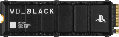 Expansión de almacenamiento con licencia oficial WD_BLACK 2TB SN850P NVMe M.2 SSD para consolas PS5, hasta 7300 MB/s, con disipador de calor - WDBBYV0020BNC-WRSN