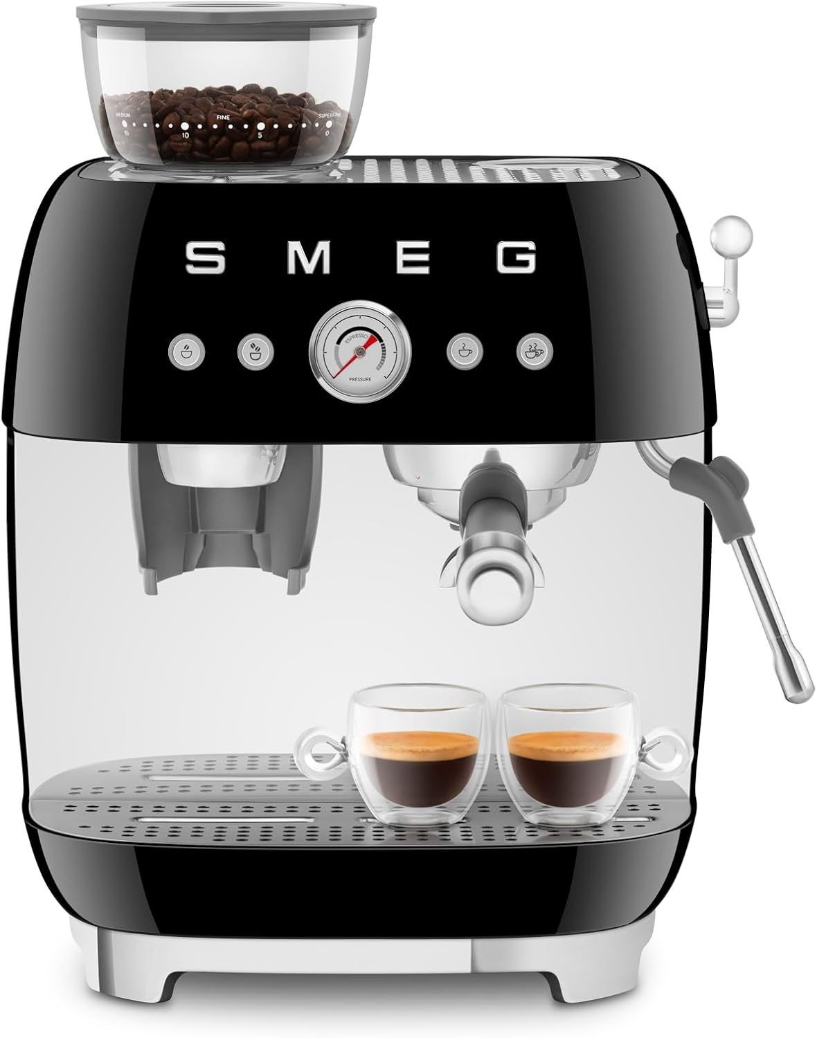 Smeg Retro 半自动浓缩咖啡机，EGF03PBUS，淡蓝色