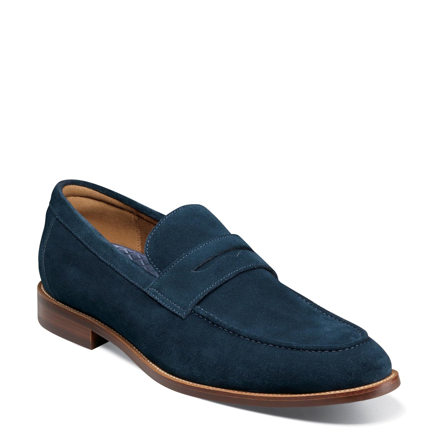 Florsheim Men's, Rucci MOX Toe Penny Loafer Navy Suede