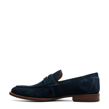 Florsheim Men's, Rucci MOX Toe Penny Loafer Navy Suede