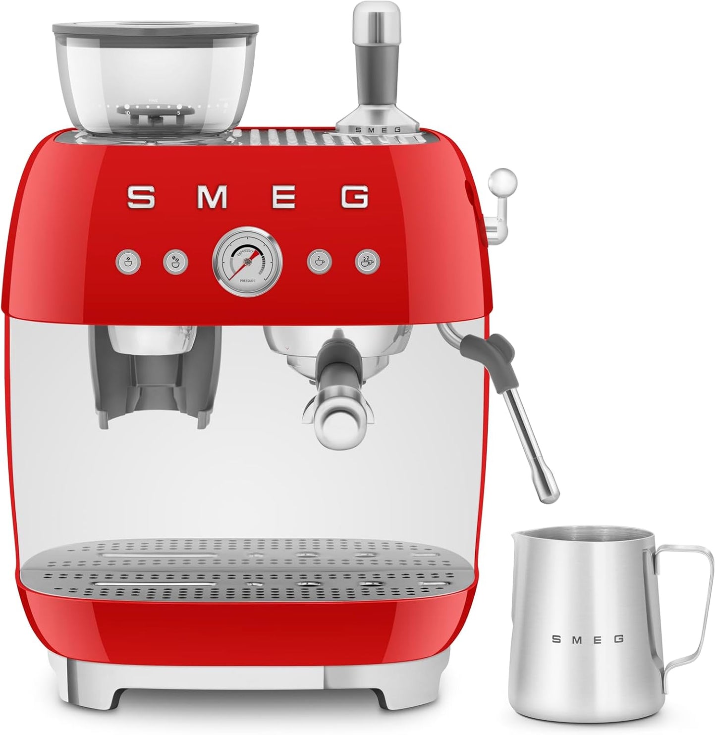 Smeg Retro 半自动浓缩咖啡机，EGF03PBUS，淡蓝色