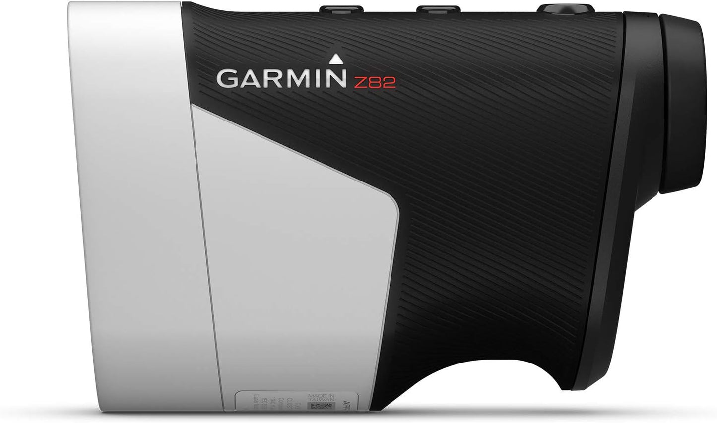 Garmin Approach Z82, Golf GPS Laser Range Finder, Accuracy Within 10” of The Flag, 2-D Course Overlays