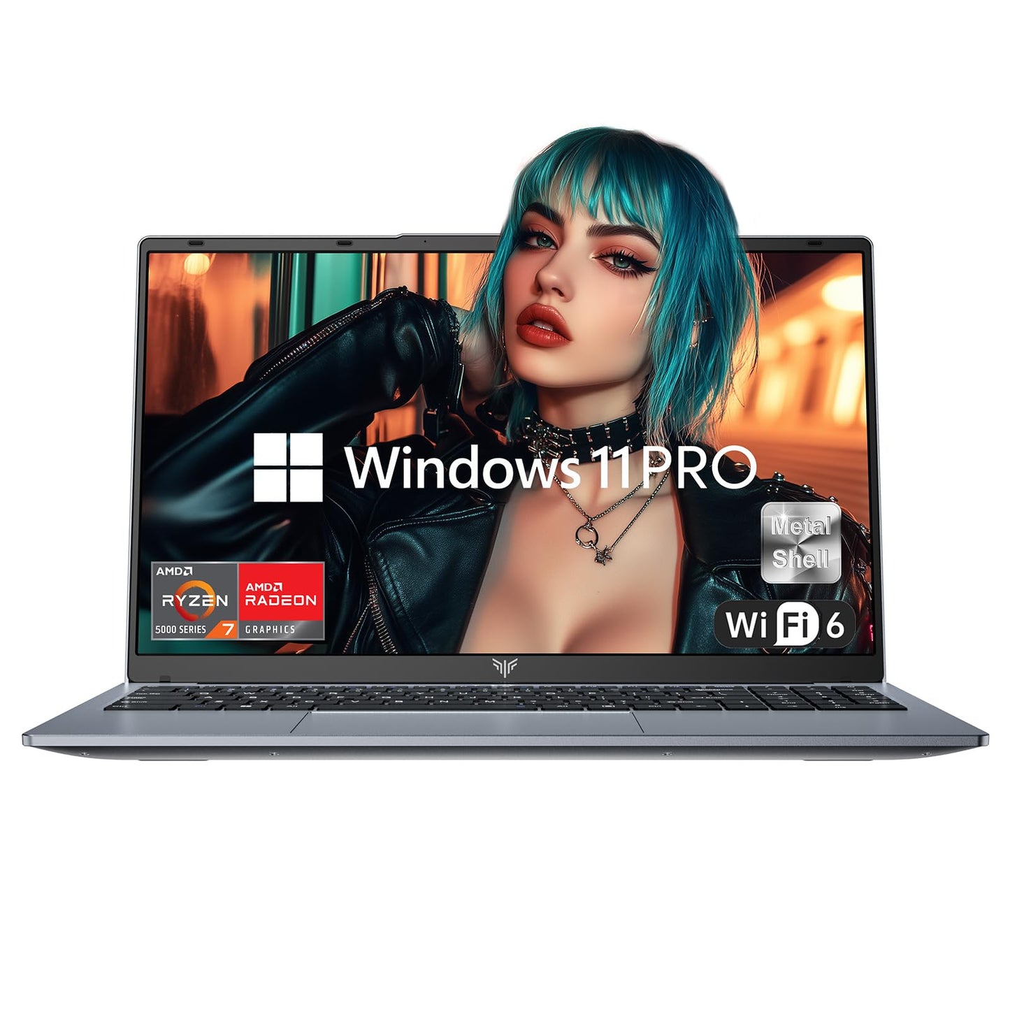 2025 Gaming Laptop with AMD Ryzen7, 8-core processor (Up to 4.5GHZ),16GB DDR4 RAM 512GB SSD ,WIFI 6, 15.6 inch HD Display,54.72Wh Battery，Windows 11, Laptops Computers for Gamer Business Office