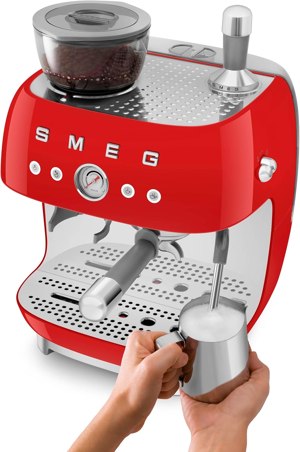 Smeg Retro 半自动浓缩咖啡机，EGF03PBUS，淡蓝色