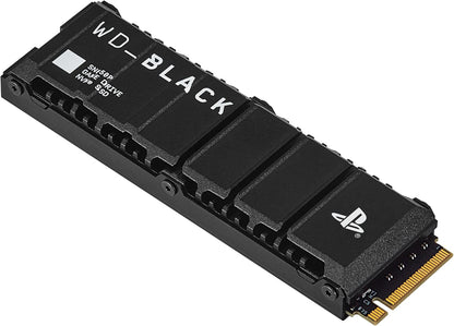 Expansión de almacenamiento con licencia oficial WD_BLACK 2TB SN850P NVMe M.2 SSD para consolas PS5, hasta 7300 MB/s, con disipador de calor - WDBBYV0020BNC-WRSN