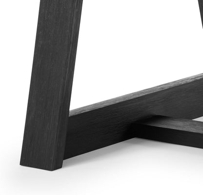 Mesa de comedor rústica de 72 pulgadas con estructura de madera maciza, mesa de comedor rectangular grande de madera para comedor, oficina en casa, muebles de sala de estar, fácil montaje, cepillo de alambre negro