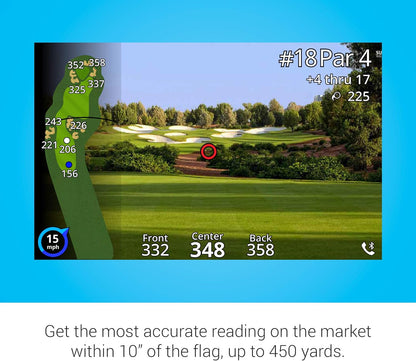 Garmin Approach Z82, Golf GPS Laser Range Finder, Accuracy Within 10” of The Flag, 2-D Course Overlays